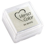 Tampon encreur "Versacolor"  blanc  2 5x2 5 cm