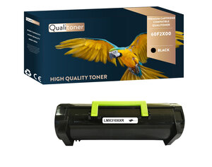 Qualitoner x1 toner 60f2x00 noir compatible pour lexmark