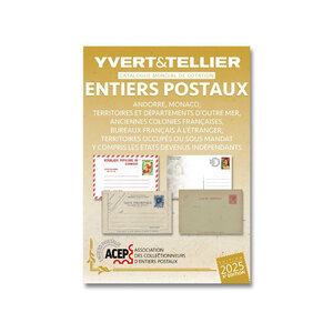 Catalogue des entiers postaux d'Andorre Monaco et DOM-TOM 2025.
