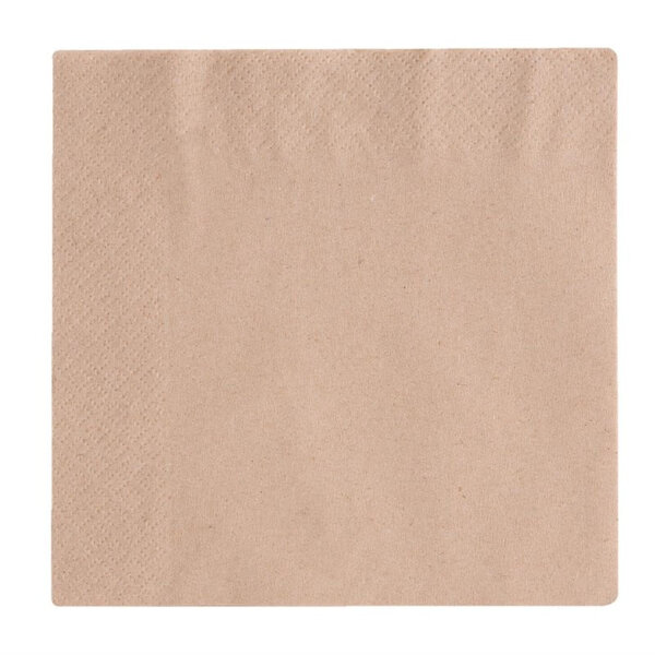 Serviettes de table en papier snacking compostables 2 plis 33 cm - lot de 2000 - vegware -  - papier33 x33xmm