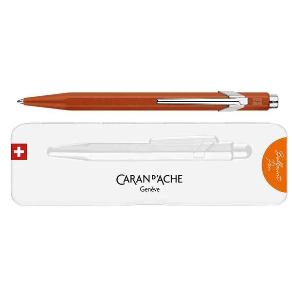 Stylo à bille 849 colormat-x  orange caran d'ache