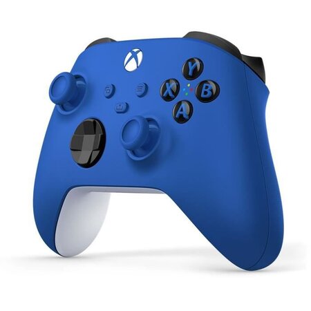 Manette Xbox Series sans fil nouvelle génération – Shock Blue – Bleu – Xbox  Series / Xbox One / PC Windows 10 / Android / iOS - La Poste