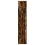 vidaXL Armoire de rangement mince chêne fumé 40x42 5x225 cm