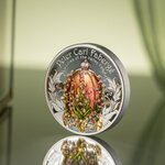 Pièce de monnaie en Argent 1000 Togrog g 62.2 (2 oz) Millésime 2025 LILIES OF THE VALLEY EGG