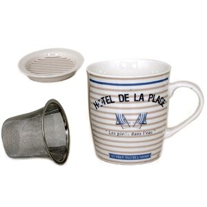 Tasse et Mugs Phoenix Import - Mug avec infuseur métal - Bouddha