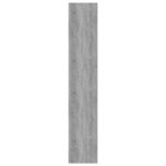 vidaXL Bibliothèque/Séparateur de pièce Sonoma gris Bois d'ingénierie