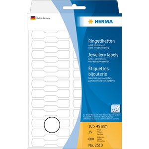 HERMA 600 Etiquette bijouterie 10 x 49 mm
