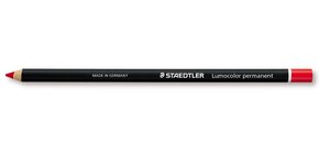 Crayon graphite GLASOCHROM Rond pour écriture toute surface mine Rouge STAEDTLER