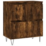 vidaXL Buffets 3 Pièces Chêne fumé Bois d'ingénierie