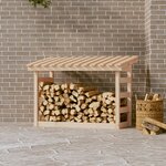 vidaXL Support pour bois de chauffage 108x64 5x78 cm Bois de pin