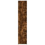 vidaXL Armoire de rangement mince chêne fumé 45x42 5x225 cm