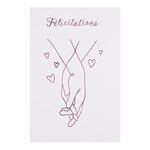 Carte Mariage Félicitations - Draeger paris