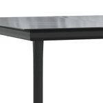 vidaXL Ensemble à manger de jardin 5 Pièces et coussins marron poly rotin