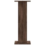vidaXL Supports pour plantes 2 Pièces chêne marron bois d'ingénierie