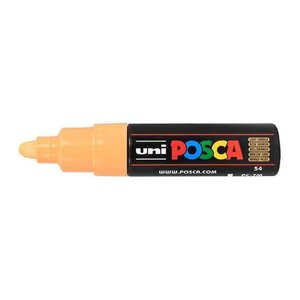 Marqueur pointe large conique PC7M RS Rose Saumon x 6 POSCA