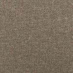 vidaXL Sommier à lattes de lit avec matelas taupe 120x190 cm tissu