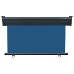 vidaXL Auvent latéral de balcon 120x250 cm Bleu