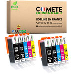 COMETE Entreprise Française-570XL 571XL 10 Cartouches Compatibles Canon