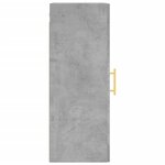 vidaXL Armoire murale gris béton 34 5x34x90 cm