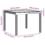 vidaXL Ensemble de Salle à Manger de Jardin 3 Pièces avec Coussins Blanc Rattan Poly