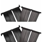 vidaXL Panneaux solaires de chauffage de piscine 4 Pièces 80x620 cm