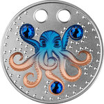 Pièce de monnaie en Argent 500 Francs g 8.80 Millésime 2022 OCTOPUS