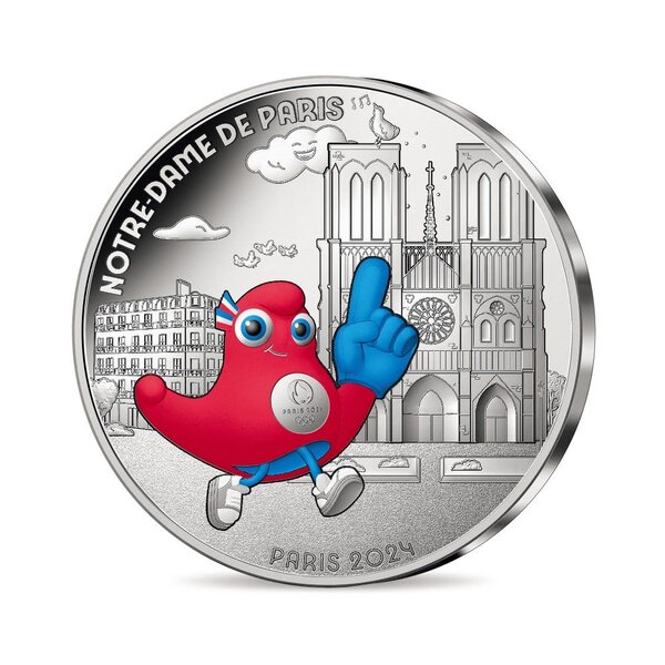 Des souvenirs gravés – Notre-Dame de Paris - Monnaie de 10€ Argent