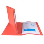 Classeur 4 anneaux 15mm polypropylène OPAK - A4 Rouge x 20 EXACOMPTA