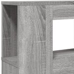 vidaXL Tête de lit à LED sonoma gris 180x18 5x103 5 cm bois ingénierie
