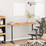 vidaXL Dessus de bureau 110x50x2 5 cm rectangulaire bois massif acacia