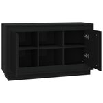 vidaXL Buffet Noir 102x35x60 cm bois d'ingénierie