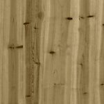 vidaXL Table de rempotage avec étagères bois de pin imprégné