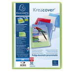 Protège-documents En Polypropylène Semi Rigide Kreacover® Chromaline 100 Vues - A4 - Couleurs Assorties - X 8 - Exacompta