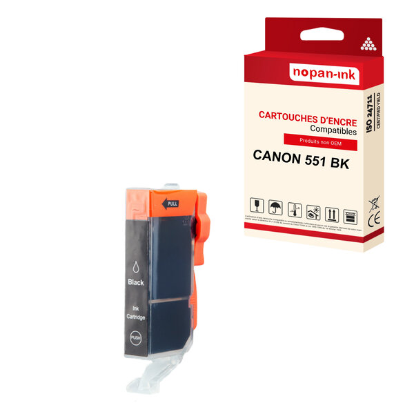 Nopan-ink - x1 cartouche canon 551 xl 551xl compatible