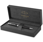 PARKER Sonnet Stylo bille noir mat  Recharge noire pointe moyenne  Coffret cadeau