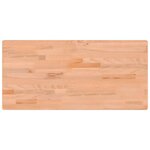 vidaXL Établi 115x55x81 5 cm bois massif de hêtre et métal