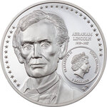 Pièce de monnaie en Argent 5 Dollars g 31.1 (1 oz) Millésime 2022 Abraham Lincoln ABRAHAM LINCOLN