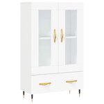 vidaXL Buffet haut blanc 69 5x31x115 cm bois d'ingénierie