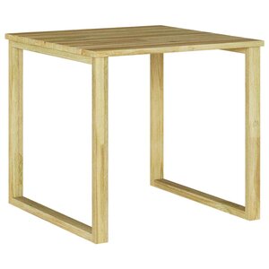 vidaXL table Naturel 50 5 x 50 x 46 cm Pinède imprégnée