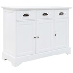 vidaXL Buffet avec 3 portes MDF et Bois de pin 105x35x77 5 cm