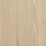 vidaXL Cadre de lit sans matelas chêne sonoma 90x200 cm