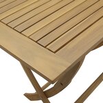 vidaXL Ensemble à manger de jardin 5 Pièces Bois d'acacia solide