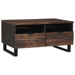 vidaXL Table basse 80x54x40 cm en bois massif