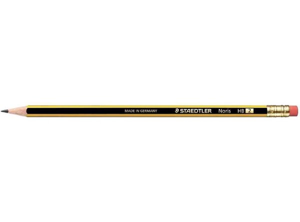 crayon papier NORIS hexagonal mine 2mm BOUT GOMME HB STAEDTLER