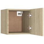 vidaXL Meubles TV muraux 2 Pièces Chêne sonoma 30 5x30x30 cm