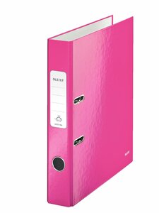 classeur à levier WOW180° A4 dos 50 mm rose LEITZ