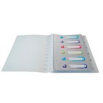 Protège-documents Amovibles À Anneaux Polypropylène Crystal 60 Vues - A4 - Cristal - X 4 - Exacompta