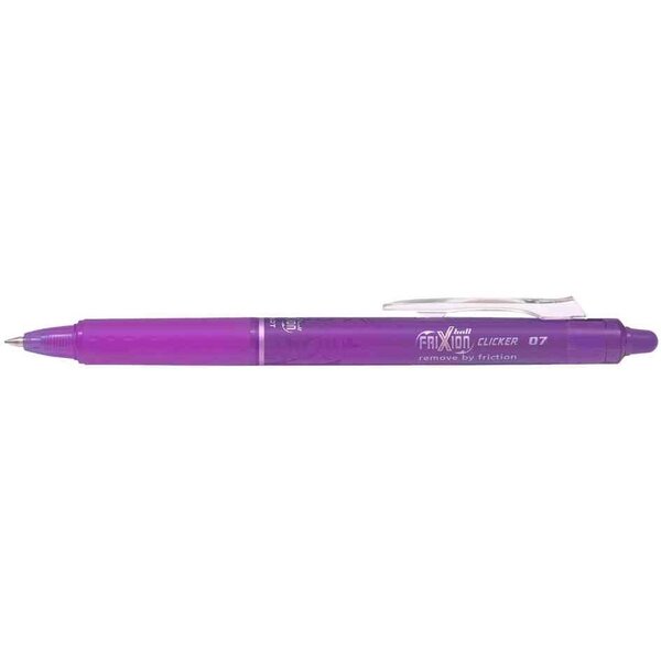 Stylo roller FRIXION BALL CLICKER 07  mauve PILOT
