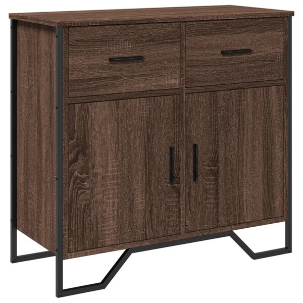 vidaXL Buffet chêne marron 79 5x35 5x74 5 cm bois d'ingénierie