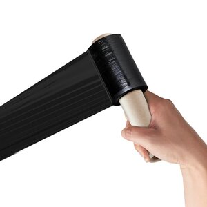 Pack and Move - Film Etirable Opaque - Poignée - 150 m - Film Support Palette Valise Ordinateur - Protection Meuble Déménagement